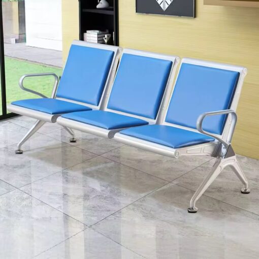 Alternative view of Chaise d’attente en acier