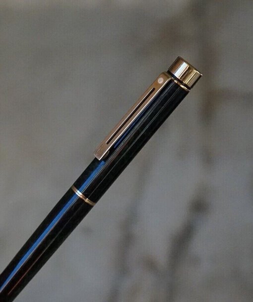 Stylo Plume Sheaffer Targa Laque Malachite Ronce – Plume en Or 14 Carats