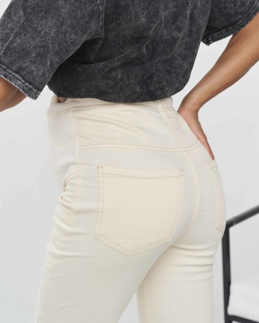 Молочные джинсы прямого кроя для беременных Vibes — изображение 14
