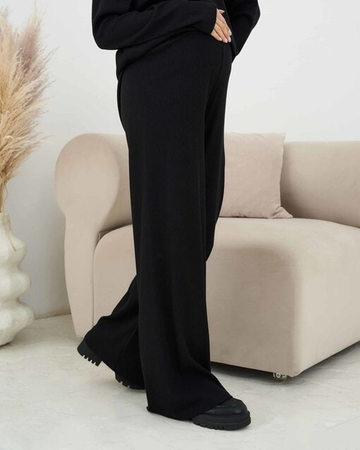 Черные брюки для будущих и кормящих мам Soft — изображение 5