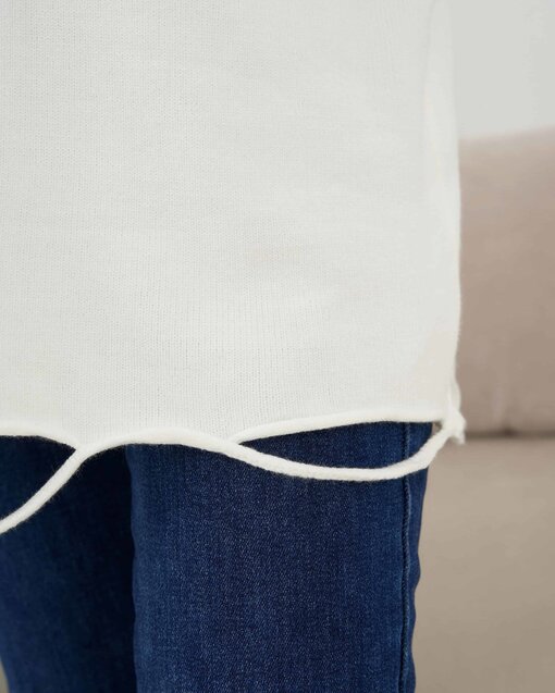 Белый джемпер в гранж-стиле Kurt — изображение 8