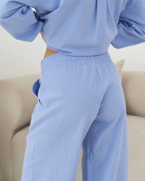 Голубые брюки для будущих и кормящих мам Breeze — изображение 6