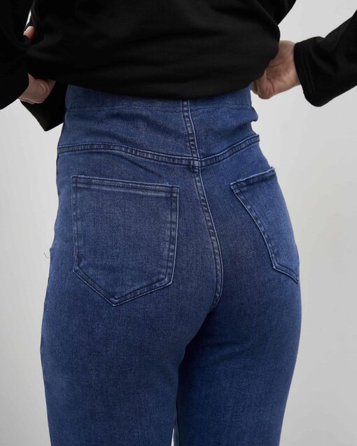 Синие джинсы moms для будущих мам Noel — изображение 10