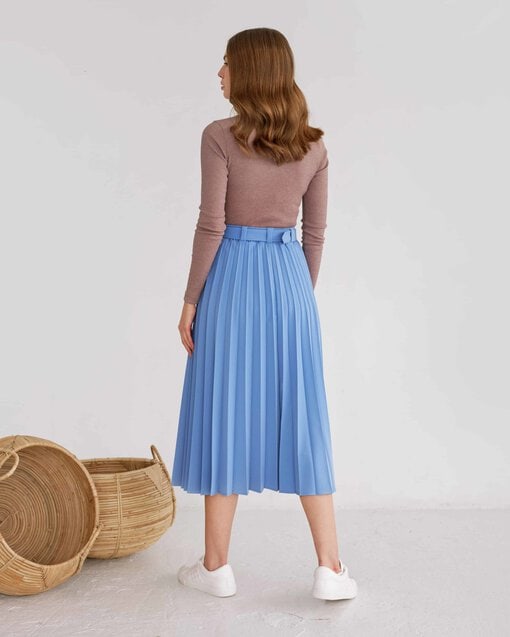 Голубая юбка-плиссе Darsia — изображение 8