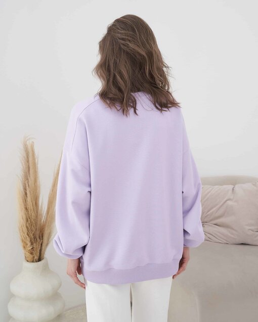 Лавандовый свитшот для будущих и кормящих мам Super Mama — изображение 20