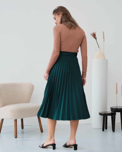 Изумрудная юбка-плиссе Darsia — изображение 6