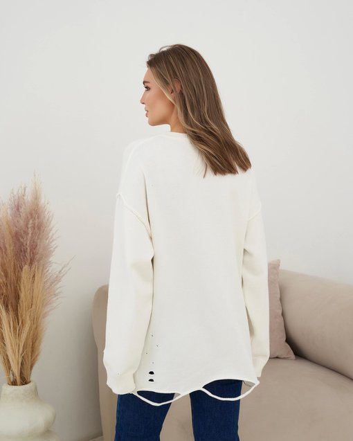 Белый джемпер в гранж-стиле Kurt — изображение 10