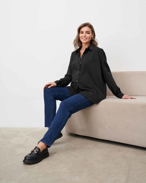 Синие джинсы moms для будущих мам Desire — изображение 7