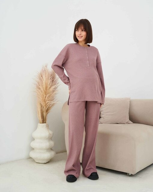 Кофейные брюки для будущих и кормящих мам Soft — изображение 4
