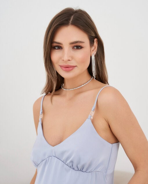 Серебряное платье для будущих и кормящих мам Karmen NEW — изображение 14