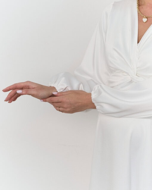 Молочное платье для беременных и кормящих Blush — изображение 8