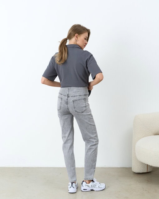 Серые джинсы moms для будущих мам Siam NEW — изображение 9