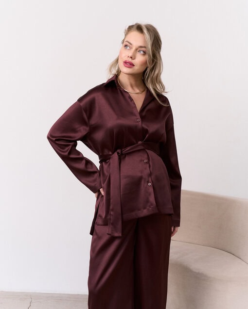 Шоколадный костюм для будущих и кормящих мам Mira — изображение 9