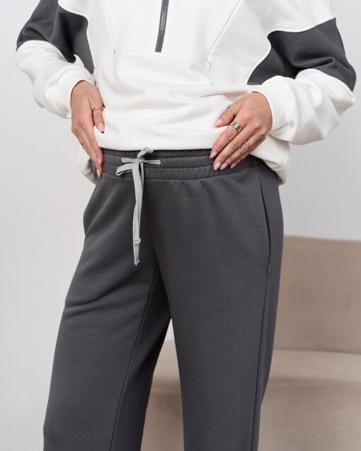 Графитовые брюки для будущих и кормящих мам Flex New — изображение 2