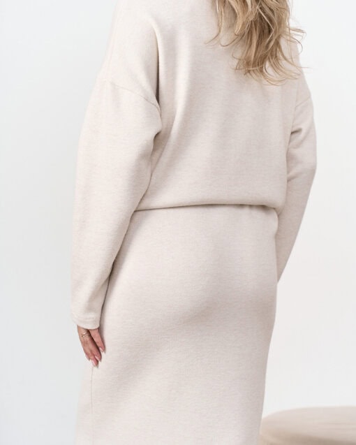 Молочная теплая юбка для будущих и кормящих мам Trendy — изображение 6