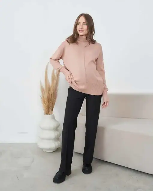 Черные теплые брюки для будущих и кормящих мам Bowie Warm — изображение 7