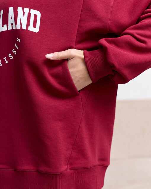 Бордовый свитшот для будущих и кормящих мам Mommyland — изображение 2