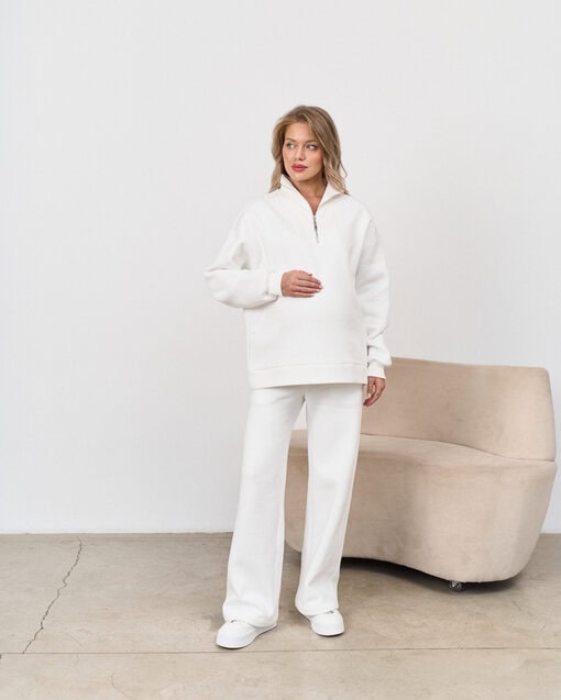 Молочные теплые брюки для будущих мам Flex Warm — изображение 4