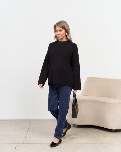 Синие джинсы moms для будущих мам Ross — изображение 8