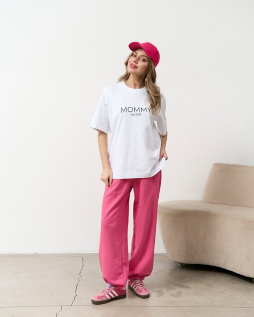 Розовые брюки для будущих и кормящих мам Trix — изображение 4