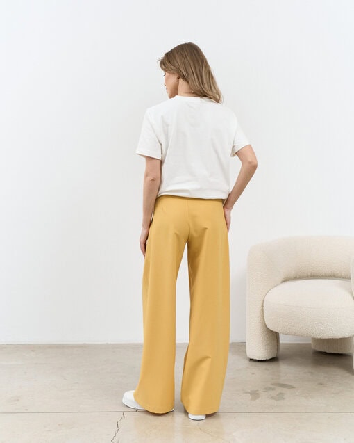 Горчичные брюки-палаццо для будущих мам Osaka — изображение 8