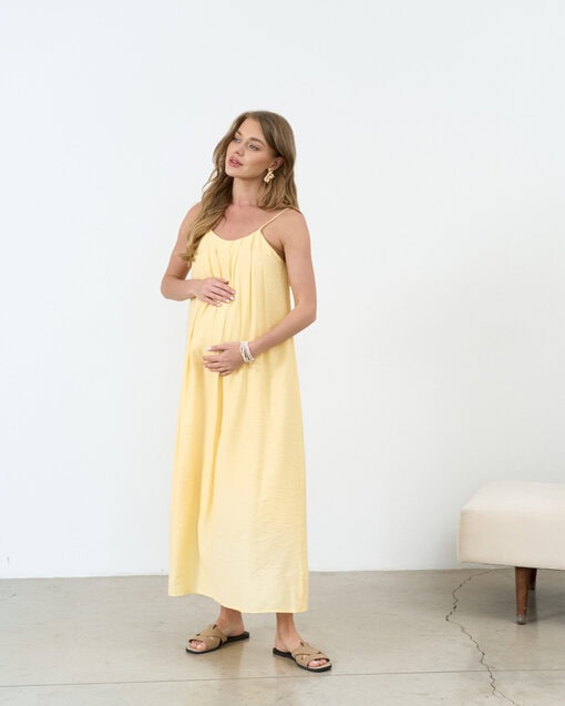 Желтый сарафан для будущих мам Carina — изображение 6