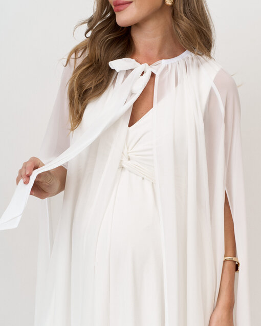 Молочная шифоновая накидка Diva — изображение 2