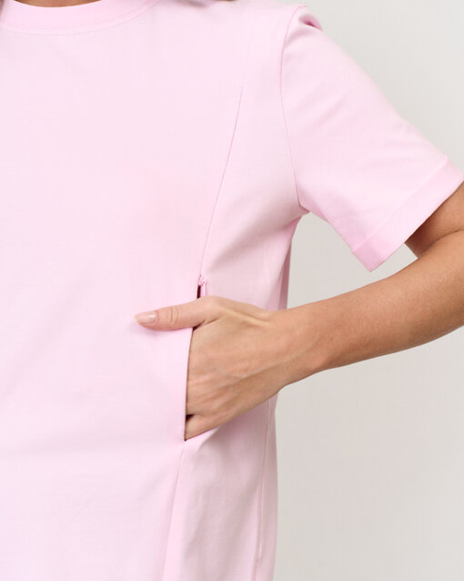 Розовая футболка для будущих и кормящих мам Astoria — изображение 2