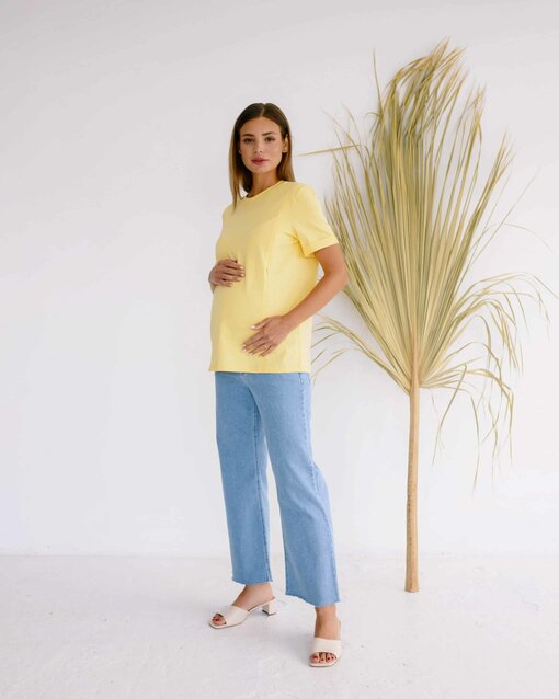 Банановая футболка для будущих и кормящих мам Astoria — изображение 3