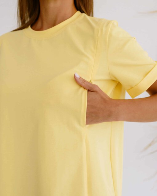 Банановая футболка для будущих и кормящих мам Astoria — изображение 2