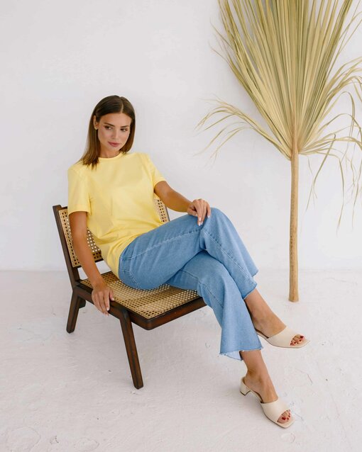 Банановая футболка для будущих и кормящих мам Astoria — изображение 5