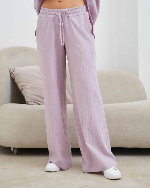 Лиловые брюки для будущих и кормящих мам Breeze — изображение 2