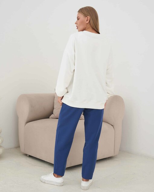 Синие укороченные брюки для будущих и кормящих мам Baffy — изображение 8