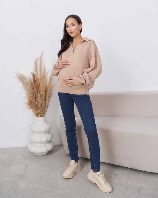 Джинсы-скини для будущих и кормящих мам Loria