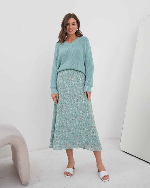 Мятная юбка для будущих и кормящих мам Nessy — изображение 3