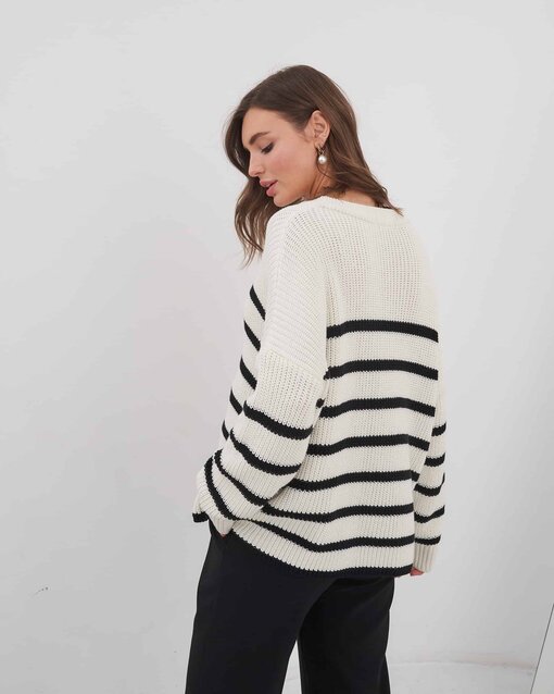 Cвитер в полоску для будущих и кормящих мам Atlanta — изображение 6