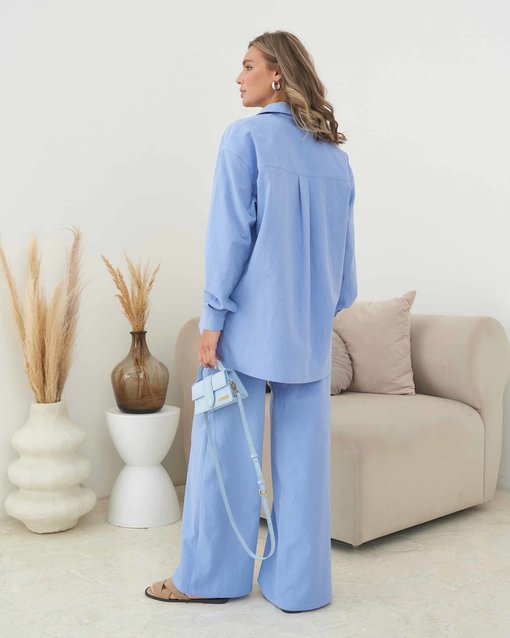 Голубые брюки для будущих и кормящих мам Breeze — изображение 7