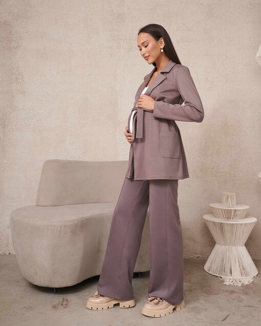 Кофейный жакет для будущих и кормящих мам Mon Ami — изображение 5