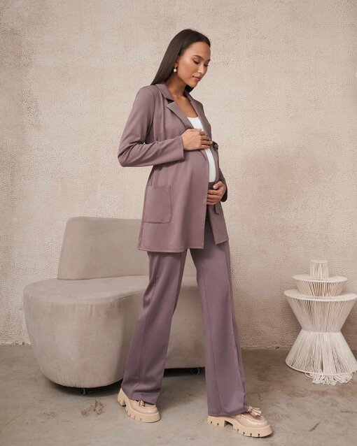 Кофейный жакет для будущих и кормящих мам Mon Ami — изображение 4