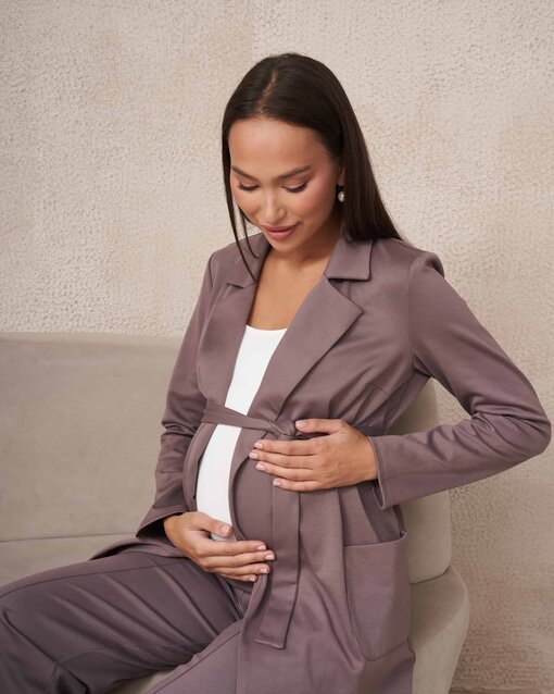 Кофейный жакет для будущих и кормящих мам Mon Ami — изображение 3