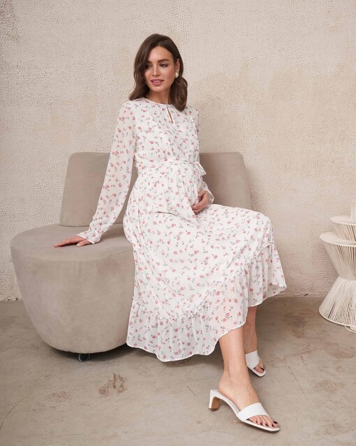 Молочное платье для будущих и кормящих мам Valencia New — изображение 3