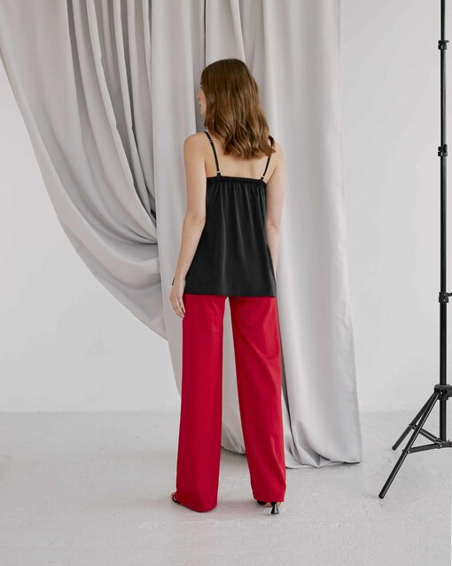 Черный топ для будущих и кормящих мам Tender — изображение 4