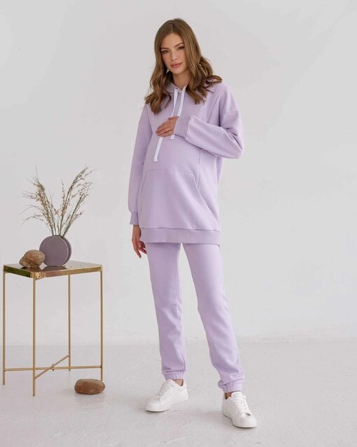 Лавандовые брюки для будущих и кормящих мам Kendal