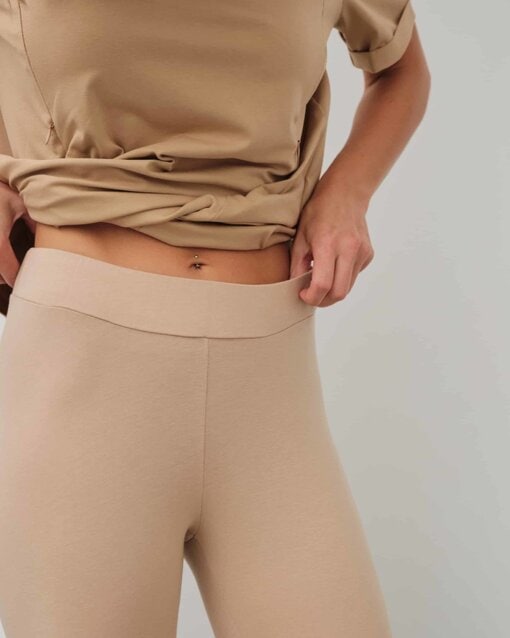 Бежевые велосипедки для будущих и кормящих мам Manila — изображение 2