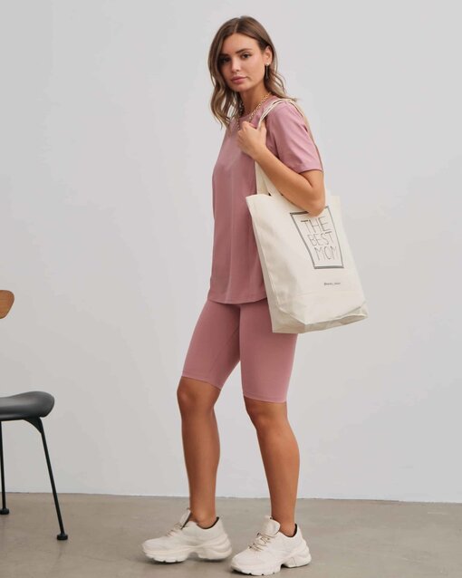 Пудровые велосипедки для будущих и кормящих мам Manila — изображение 12