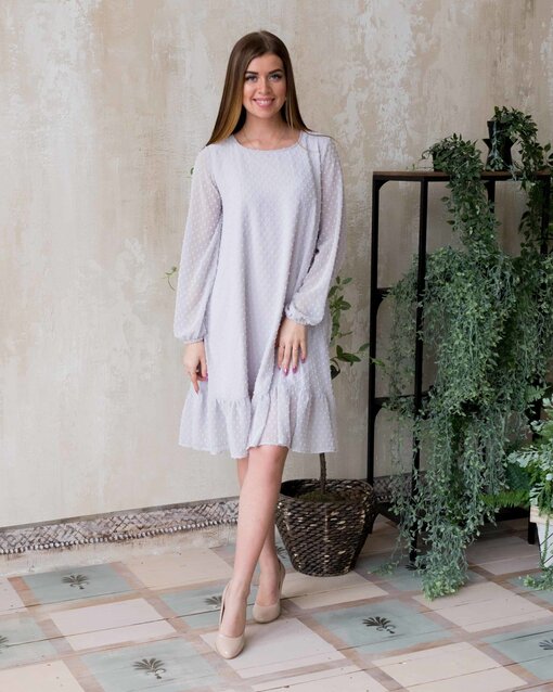 Жемчужное воздушное платье для будущих и кормящих мам Bellini — изображение 5