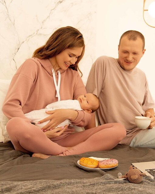 Пудровые леггинсы для будущих и кормящих мам Solar — изображение 10