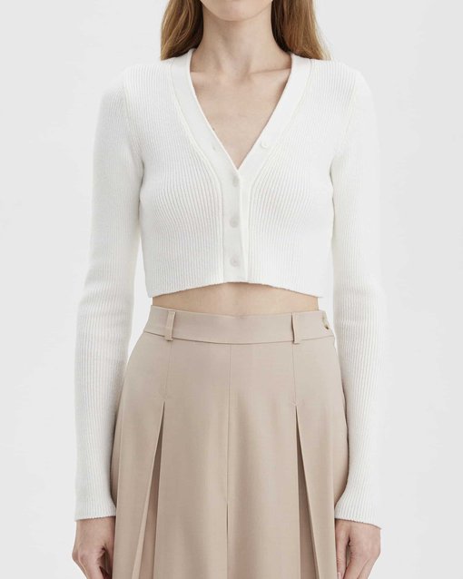 Молочный кроп-кардиган Nola — изображение 2