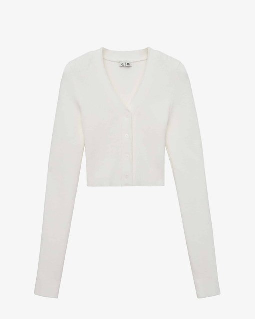 Молочный кроп-кардиган Nola — изображение 4