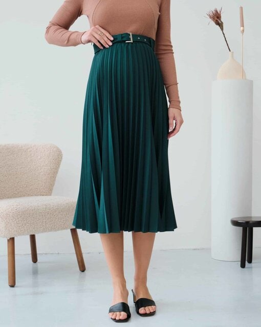 Изумрудная юбка-плиссе Darsia — изображение 7